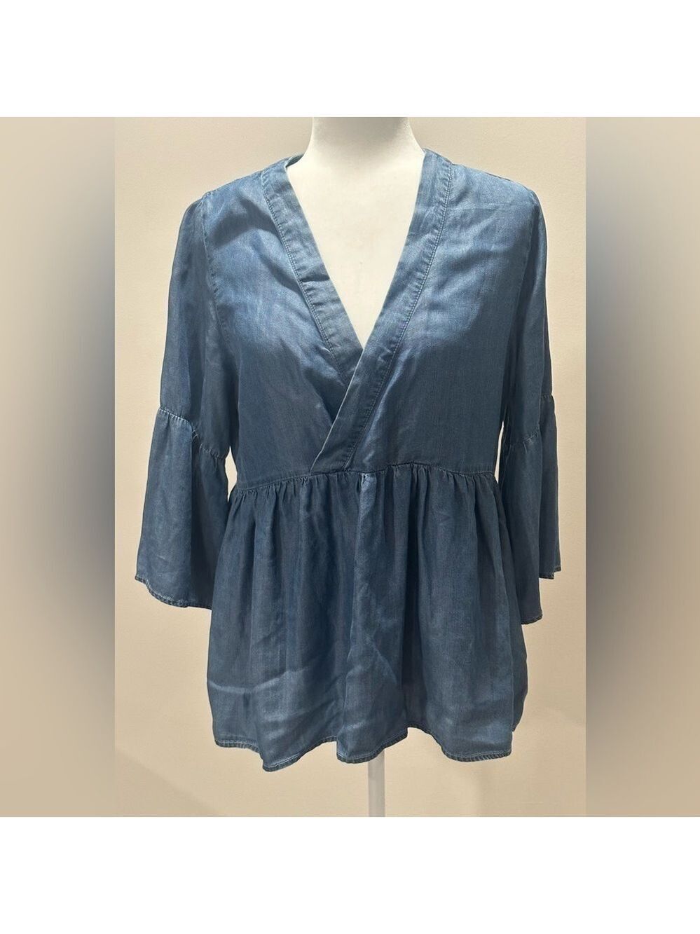 Laurie Felt Women’s Blue Blouse Size Xs
